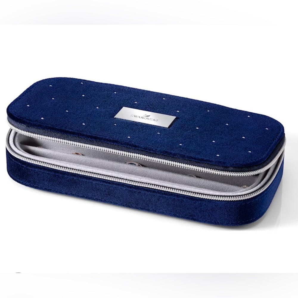 Swarovski Blue Velvet Remix Portable Jewelry Pouch